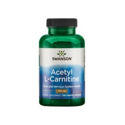 L-Karnityna Acetyl L-Carnitine 500 mg (100 kaps) Metabolizm Swanson