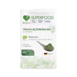 Trawa Jęczmienna Bio SuperFood Proszek 200 g BeOrganic