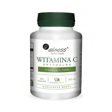 Witamina C Optymalna Synergia 4 Form (200 kaps) SygnaturaZdrowia Aliness