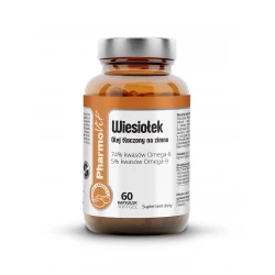 Olej z Wiesiołka Tłoczony na Zimno 1000 mg Omega-6-9 (60 kaps) CLEAN Pharmovit