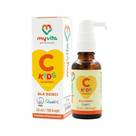 Witamina C Kids dla Dzieci w płynie 50 ml Krople MyVita