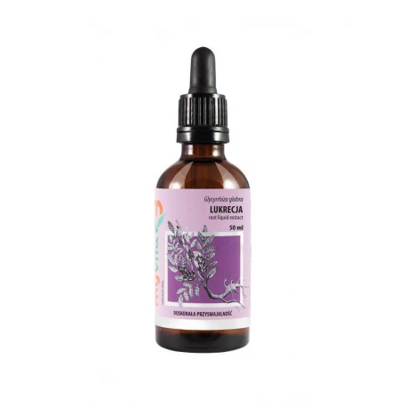 Lukrecja Ekstrakt w Płynie Glicyryzyna (50 ml) Krople Odporność MyVita