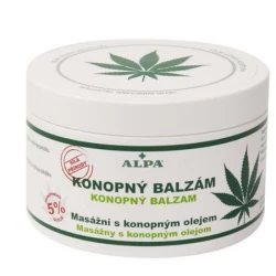 Balsam Konopny Rozgrzewający do Masażu z Mentolem 250 ml Alpa