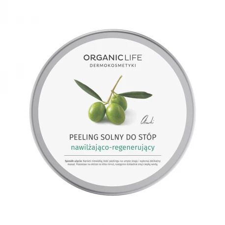 Peeling Solny do Stóp 150 g Nawilżająco-Regenerujący Oliwki Organic Life