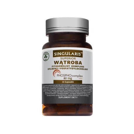 Wątroba Superior Phosphocomplex 80 mg Wsparcie Wątroby (30 kaps) SINGULARIS