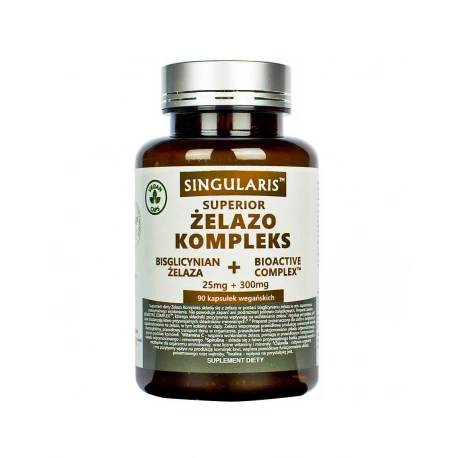 Żelazo Bisglicynian Kompleks Superior (90 kaps) SINGULARIS