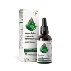 Kompleks Orzecha Ekstrakty Roślinne na Trawienie Krople 50 ml w Płynie Aura Herbals
