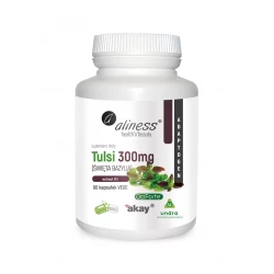 Tulsi Święta Bazylia 300 mg Ekstrakt 5% (90 kaps) VEGE Undra Aliness