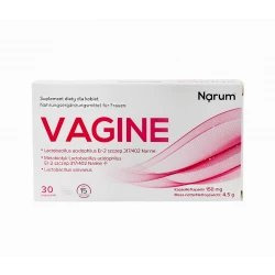 Vagine 150 mg (30 kaps) Probiotyk Metabiotyk dla Kobiet Narine Narum
