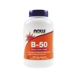 Witaminy B-50 B50 B-complex (250 kaps) Now Foods
