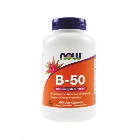 Witaminy B-50 B50 B-complex (250 kaps) Now Foods