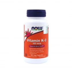 Witamina K2 MK-4 100 µg (100 kaps) Now Foods
