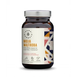 Moja Wątroba - Karczoch Kurkuma Ostropest - Wsparcie Trawienia (60 kaps) VEGE Aura Herbals