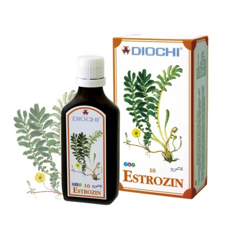 Estrozin Płyn 50 ml (harmonizuje meridian poczęcia, śledziony, żołądka, płuc, trzech ogrzewaczy) Diochi