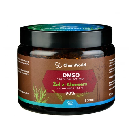 Żel DMSO 90% z Aloesem Meksykańskim 500 ml ChemWorld