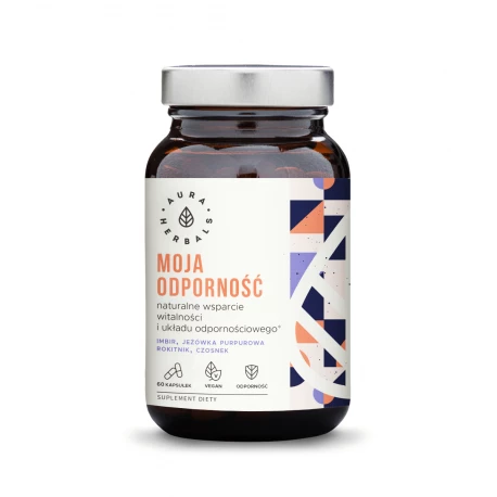 Moja Odporność Imbir Rokitnik Echinacea Czosnek (60 vege kaps) Aura Herbals