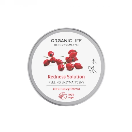 Peeling Enzymatyczny do Cery Naczynkowej 100 g Redness Solution Organic Life