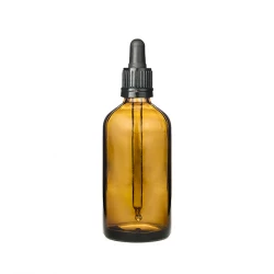 Butelka Szklana Brązowa z Pipetą 100 ml