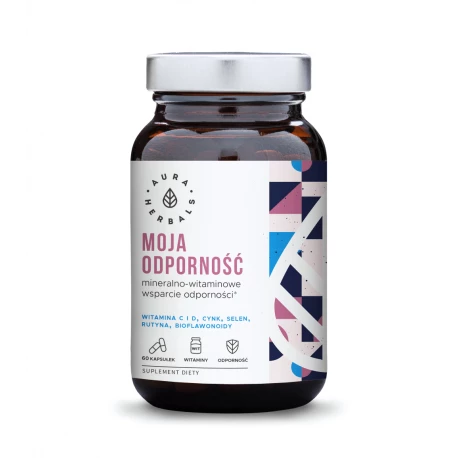 Moja Odporność Minerały i Witaminy (60 vege kaps) Aura Herbals