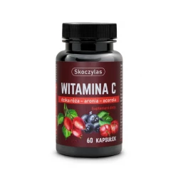 Witamina C Trio Dzika Róża Aronia Acerola (60 kaps) Skoczylas