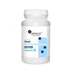 Kwas Hialuronowy Niskocząsteczkowy Naturalny 150 mg (100 tab) Aliness