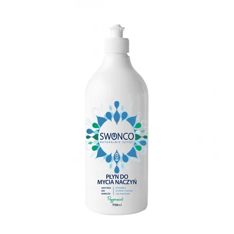 Płyn do mycia Naczyń Peppermint Miętowy Ekologiczny 750 ml SWONCO