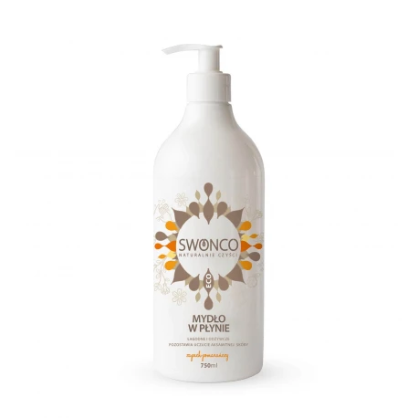 Mydło w Płynie z pompką Pomarańcza Ekologiczne 750 ml SWONCO