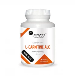 Acetyl L-carnitine ALC L-karnityna 500 mg (100 kaps) Aminokwasy Aliness