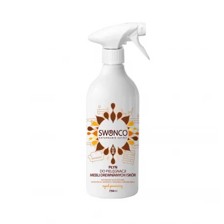 Płyn do pielęgnacji Mebli Drewnianych i Skór Ekologiczny 750 ml SWONCO