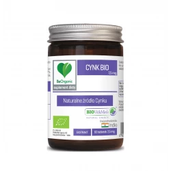 Cynk BIO 7,5 mg Naturalne źródło Cynku (60 tab) BeOrganic