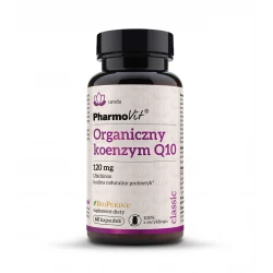 Koenzym Q-10 Ubichinon 120 mg Organiczny (60 kaps) BioPerine Pharmovit