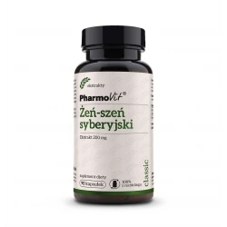 Żeń-szeń Syberyjski 20:1 200 mg (90 kaps) Pharmovit