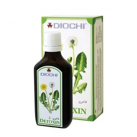 Detoxin Płyn 50 ml (harmonizuje meridian żołądka, śledziony, trzustki, wątroby, woreczka żółciowego, płuc) Diochi