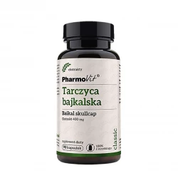 TARCZYCA BAJKALSKA Ekstrakt 4:1 400 mg (90 kaps) Pharmovit