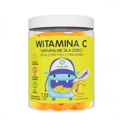 WITAMINA C Naturalne Żelki z witaminą C dla dzieci i dorosłych (120 szt) MyVita