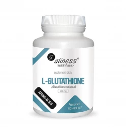 L-Glutathione Glutation Zredukowany 500 mg (100 kaps) Aminokwasy Aliness