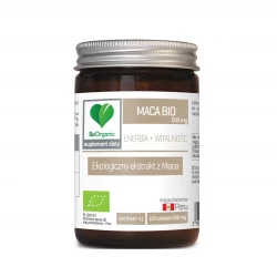 Maca BIO Ekstrakt 500 mg Energia i Witalność (100 tab) BeOrganic (OUTLET)