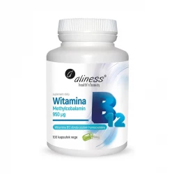 Witamina B12 METYLOKOBALAMINA 950 µg (100 kaps) Aliness