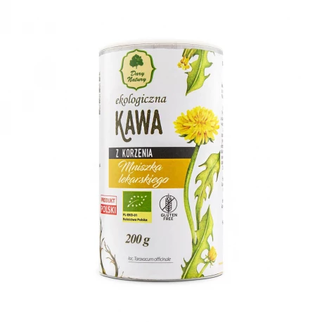 Kawa z Korzenia Mniszka Lekarskiego EKO 200 g (TUBA) Dary Natury