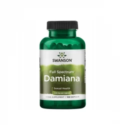 Ekstrakt z Liści Damiana Full Spectrum 510 mg (100 kaps) Swanson