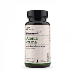 ARONIA CZARNA Ekstrakt 20:1 200mg (60kaps) PHARMOVIT