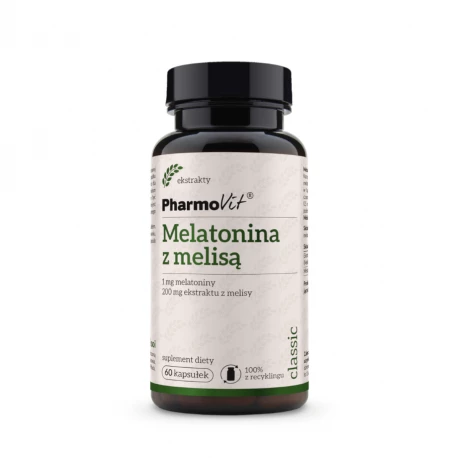 Melatonina 1mg + Melisa 200 mg (60 kaps) Pharmovit