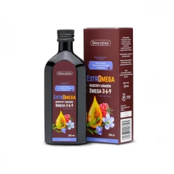 Estromega Standard BioEstry Kwasów Omega-3-6-9 Olej Lniany Płyn 250 ml Skoczylas