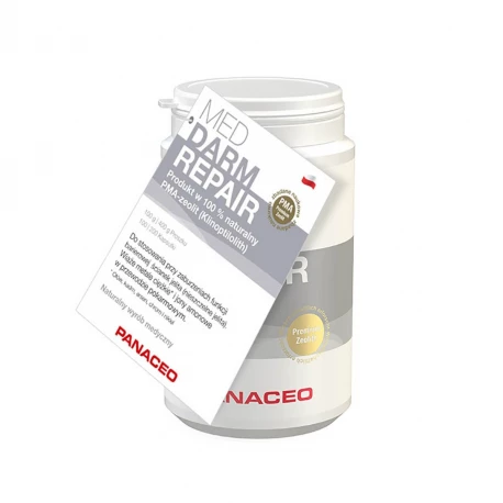 Zeolit Med Darm Repair (200 kaps) Aktywny 100% Klinoptylolit (Wyrób Medyczny) Panaceo