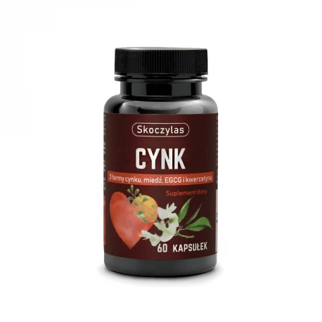 Cynk 3 formy Miedź ECGC Kwercetyna (60 kaps) Skoczylas