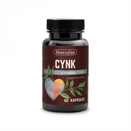 Cynk i Miedź + ECGC z Zielonej Herbaty (60 kaps) Skoczylas