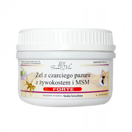 Czarci Pazur Żywokost MSM Forte 350 ml Farm-Vix
