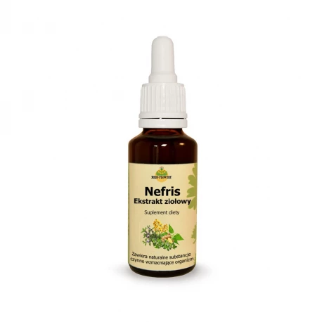 Nefris Ekstrakt Ziołowy Nawłoć Tymianek Mięta Pokrzywa Imbir 30 ml Medi-Flowery