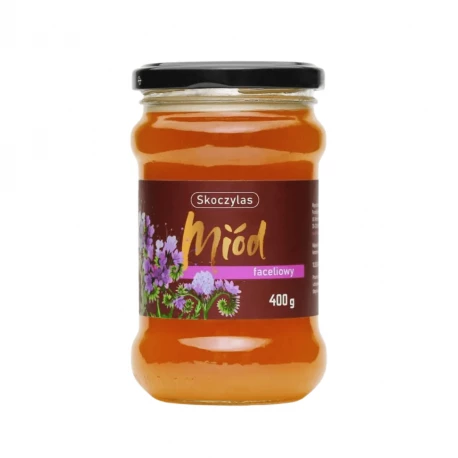 Miód Naturalny Faceliowy 400 g Skoczylas