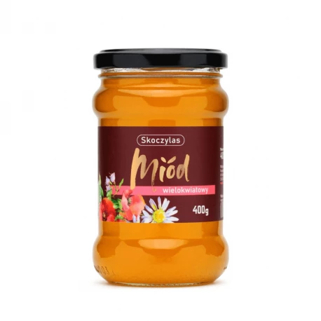 Miód Naturalny Wielokwiatowy 400 g Skoczylas